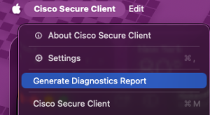 Cisco Secure Connect Generate DART